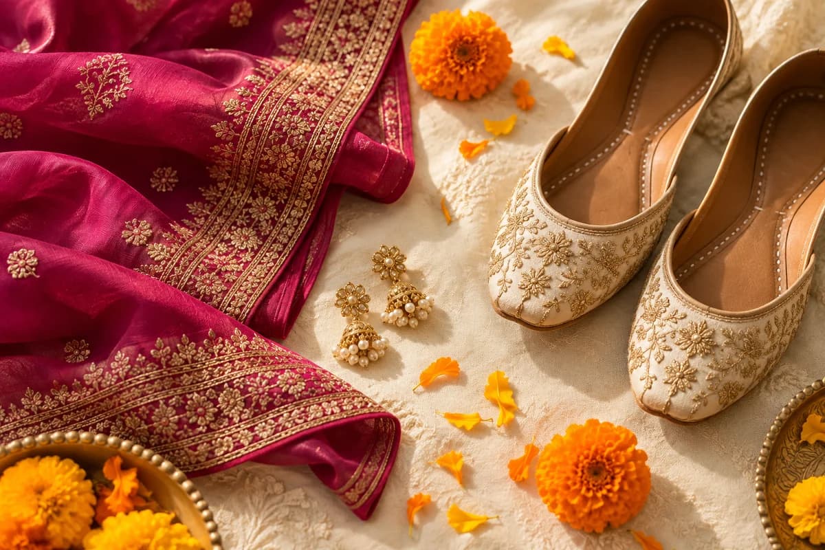 Festive wedding details